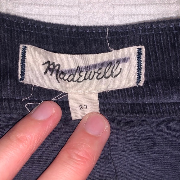 Madewell Navy Wide Leg Cords - Picture 5 of 5